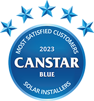 Canstar Blue - Most Satisfied Customers 2023 - Solar Installers